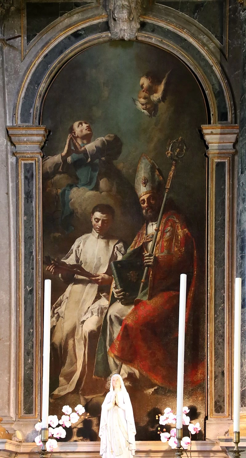 G.B. sec. XVIII, I santi Nicola Leonardo Arcangelo Canetoli